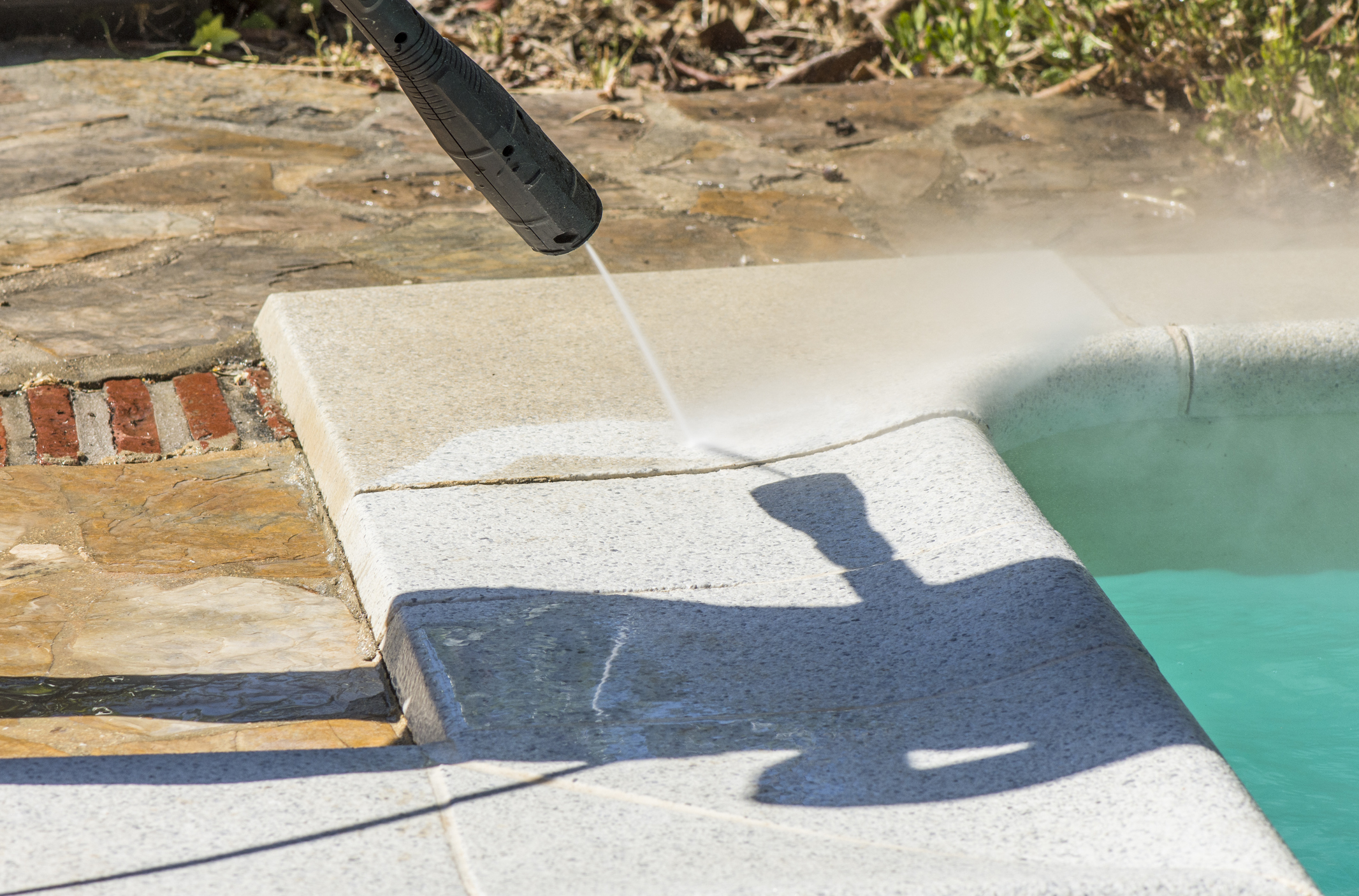 Patio and pool area cleaning